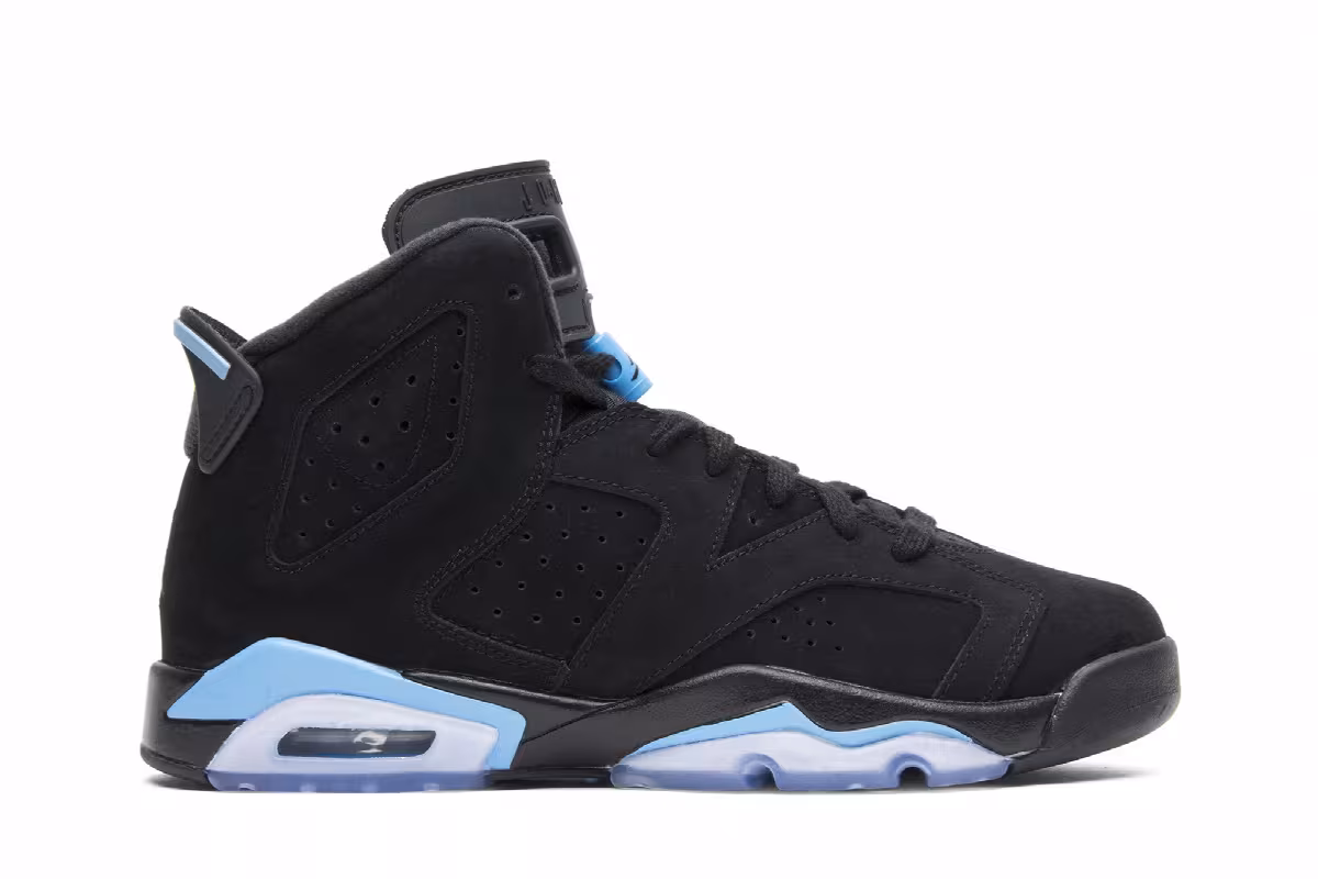 Air Jordan 6 GS UNC, view 2