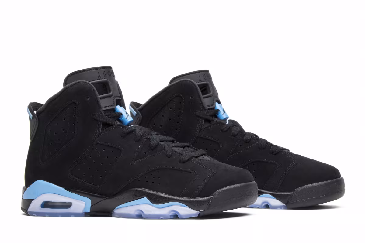 Air Jordan 6 GS UNC, view 9