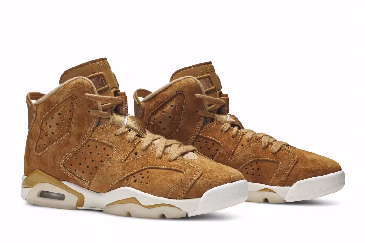 Air Jordan 6 GS Wheat, view 9