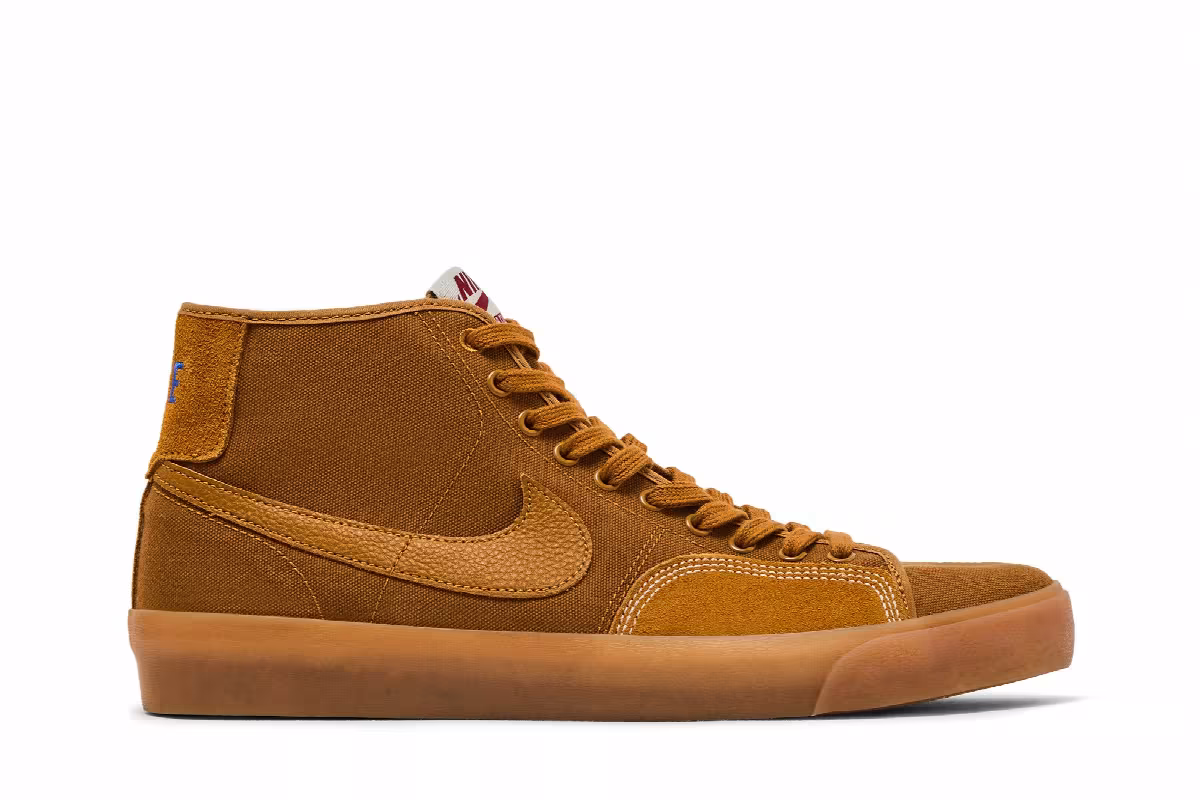 Nike Blazer Court Mid Premium SB Desert Ochre Gum, view 2