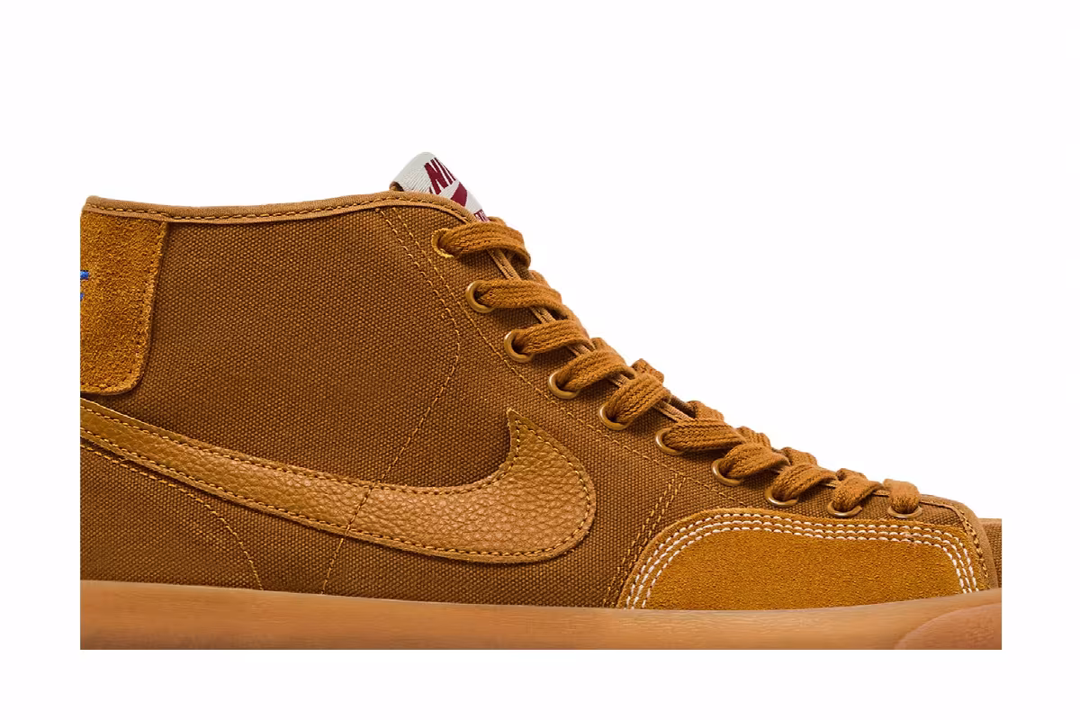Nike Blazer Court Mid Premium SB Desert Ochre Gum, view 3