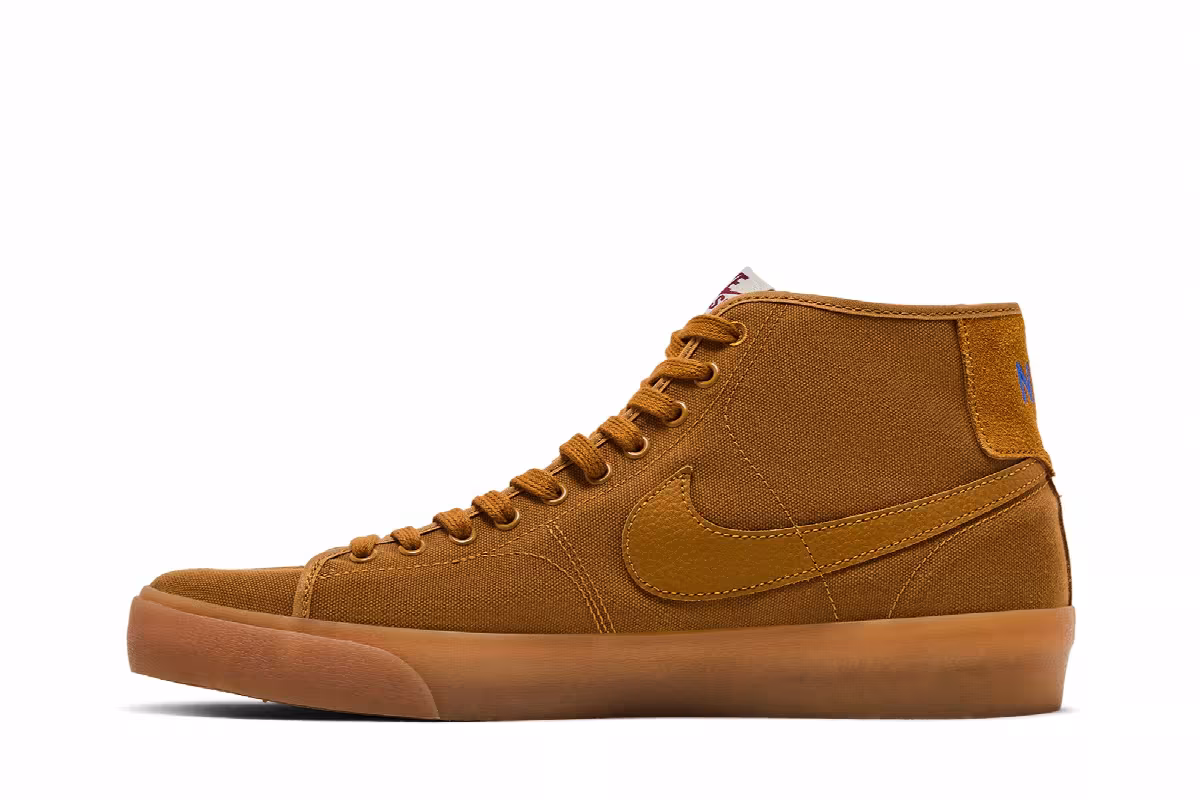 Nike Blazer Court Mid Premium SB Desert Ochre Gum, view 4