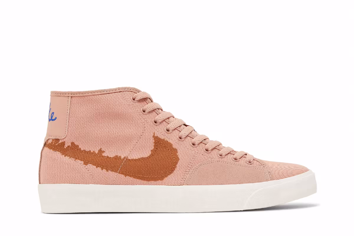 Nike Blazer Court Mid Premium SB Rose Whisper Burnt Sienna, view 2