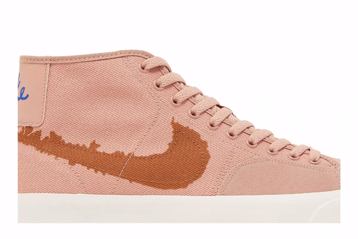 Nike Blazer Court Mid Premium SB Rose Whisper Burnt Sienna, view 3