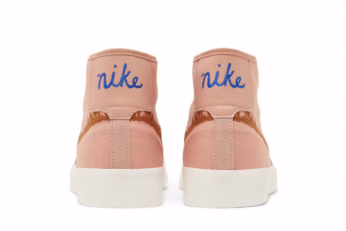 Nike Blazer Court Mid Premium SB Rose Whisper Burnt Sienna, view 7