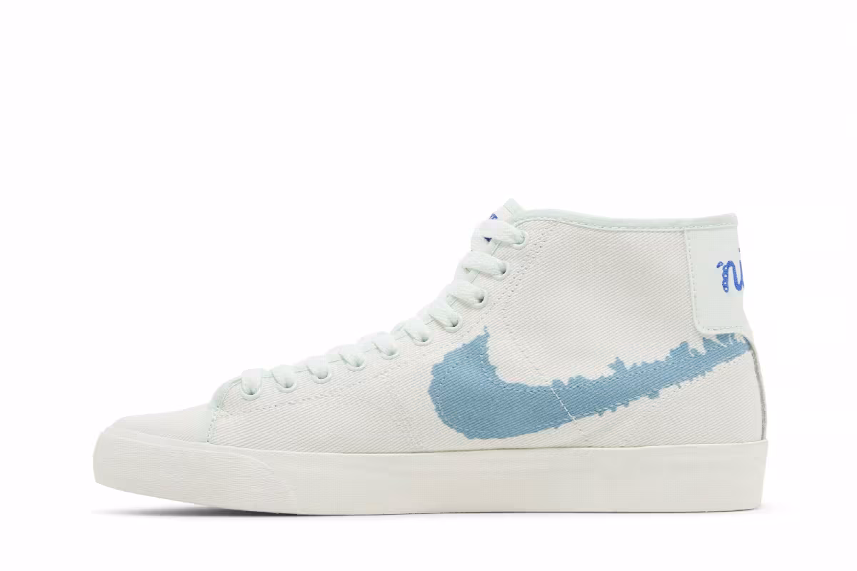 Nike Blazer Court Mid Premium SB Barely Green, view 4