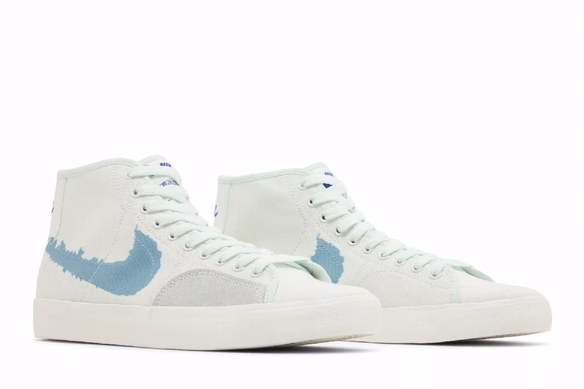 Nike Blazer Court Mid Premium SB Barely Green, view 9