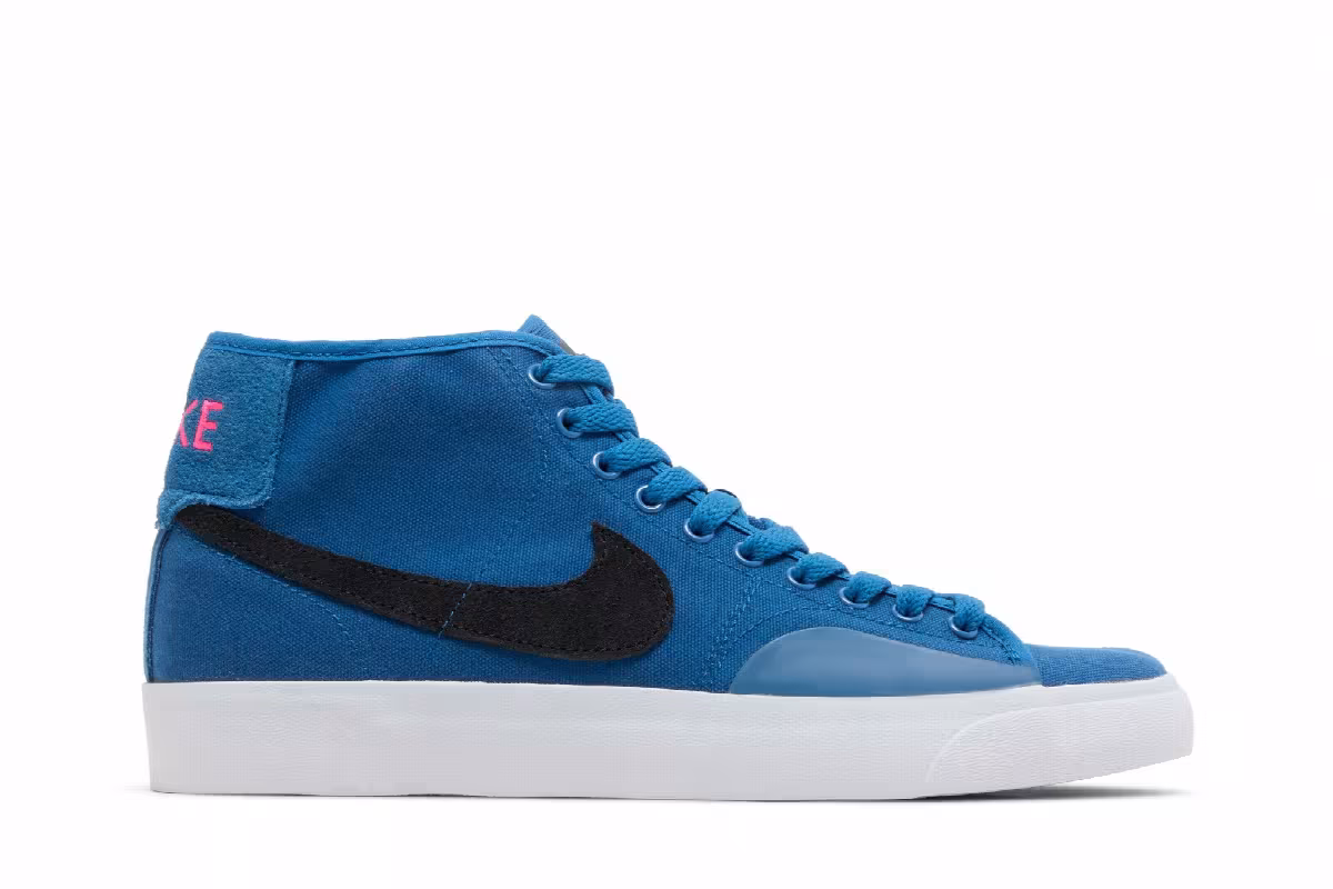 Nike Blazer Court Mid Premium SB Dark Marina Blue, view 2