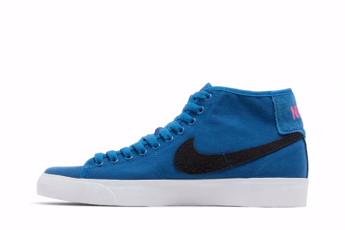Nike Blazer Court Mid Premium SB Dark Marina Blue, view 4