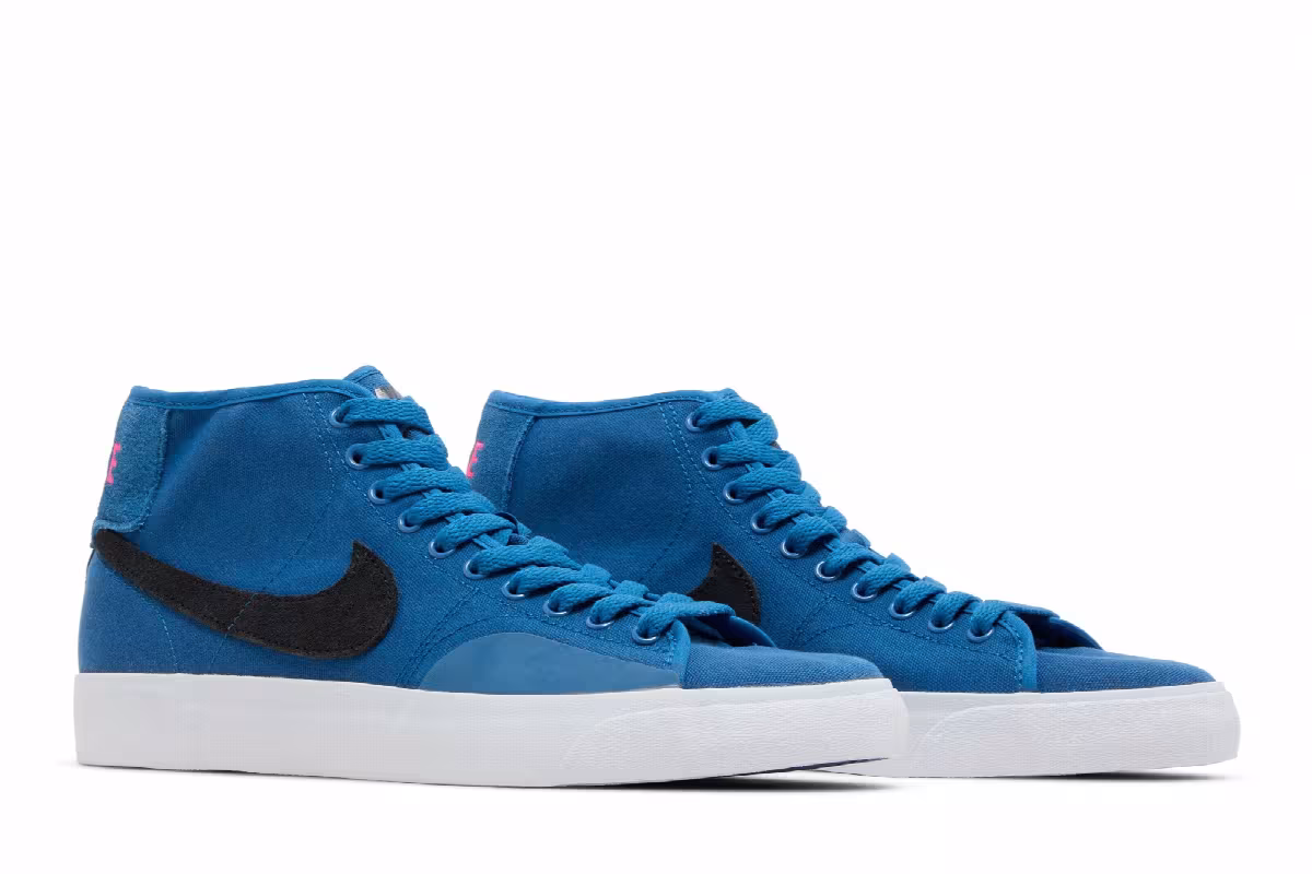 Nike Blazer Court Mid Premium SB Dark Marina Blue, view 9