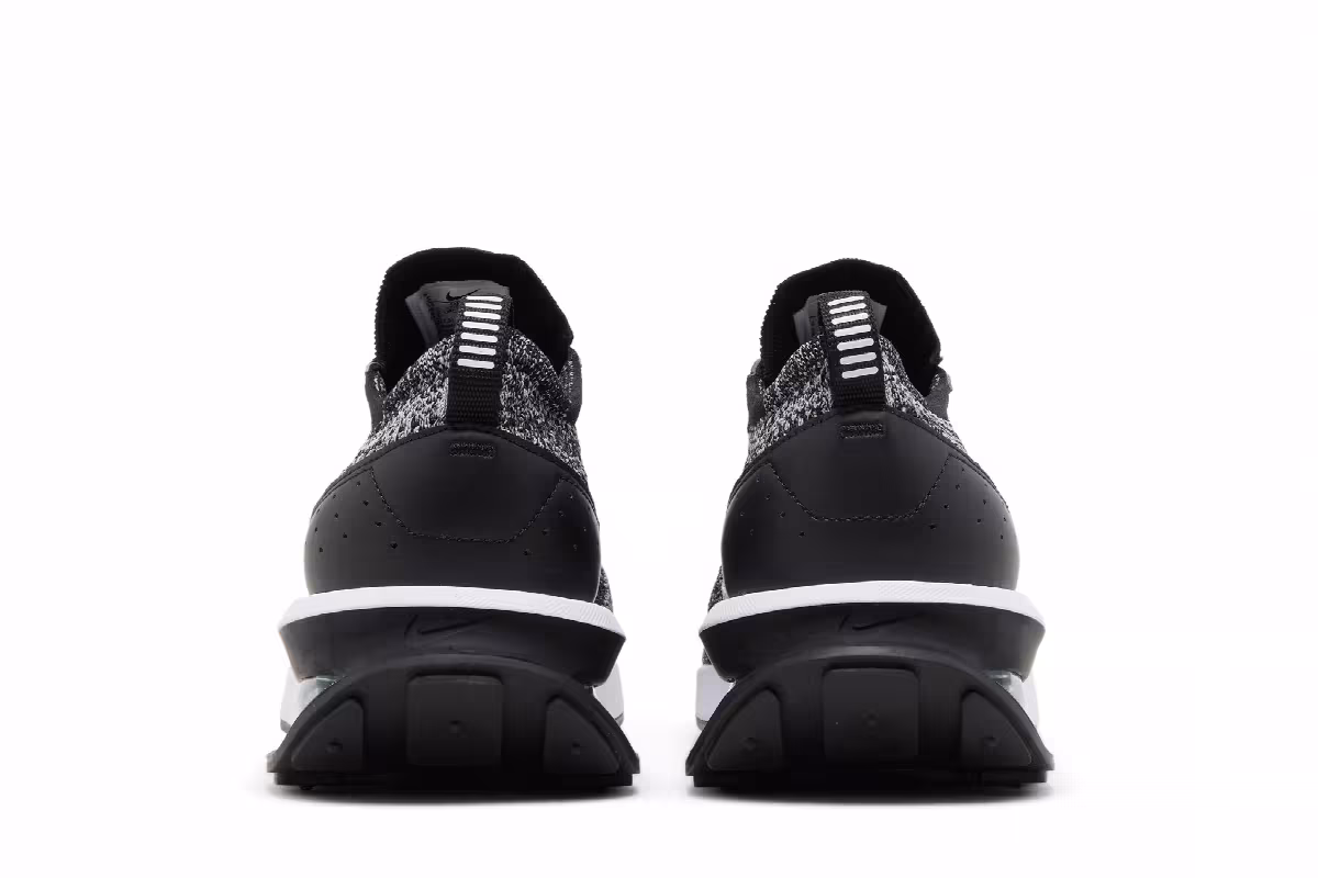 Nike Air Max Flyknit Racer Black White, view 7