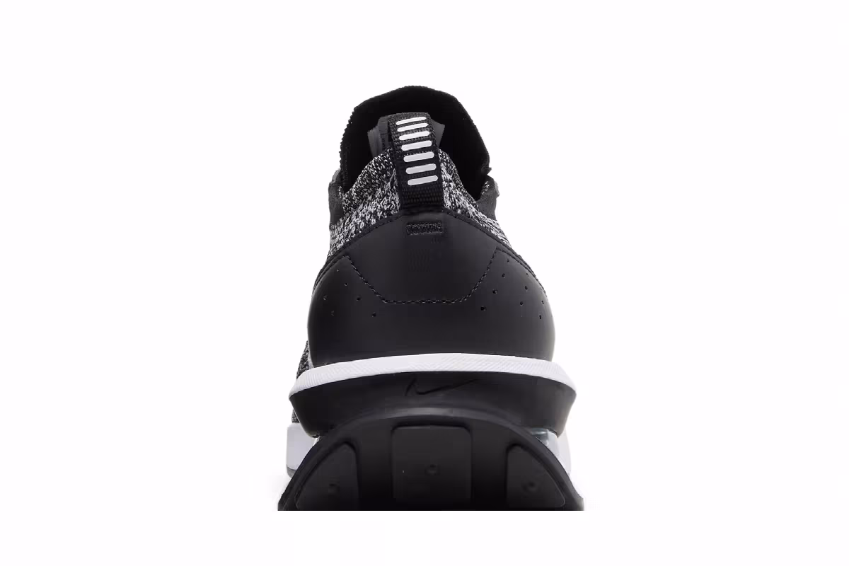Nike Air Max Flyknit Racer Black White, view 8
