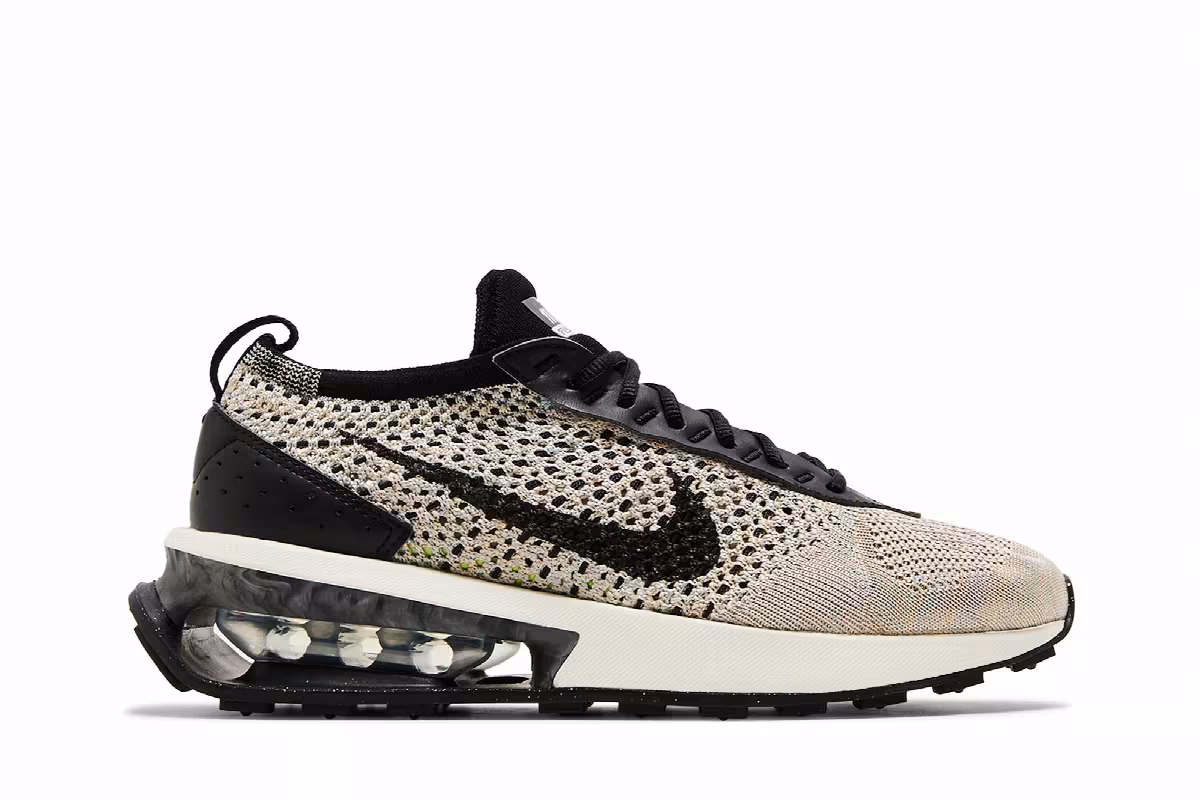 Nike Women's Air Max Flyknit Racer Sesame, view 2