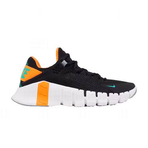 Nike Free Metcon 4 'Black Total Orange Emerald'