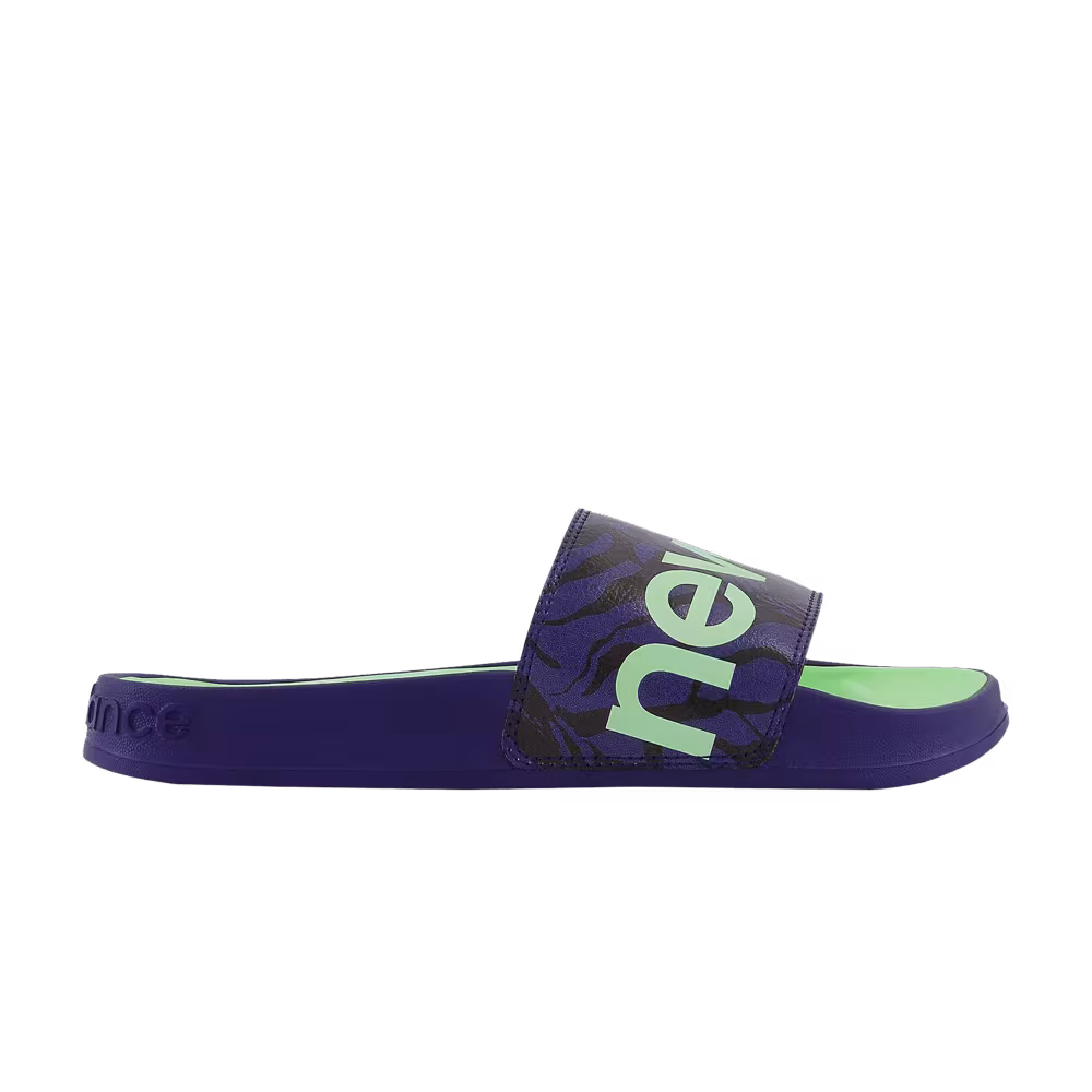 New Balance Women's 200 Slide Blue Vibrant Spring Glow