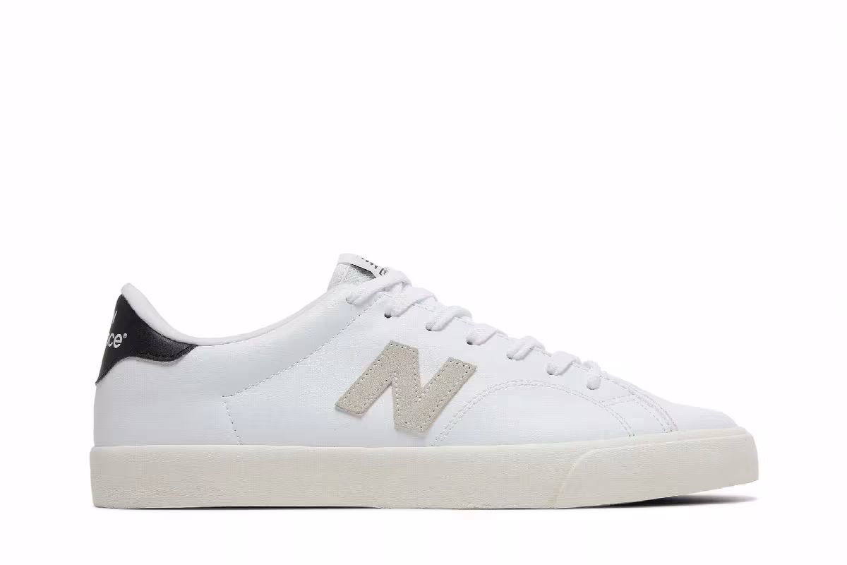 New Balance 210 Pro Court White Black, view 2