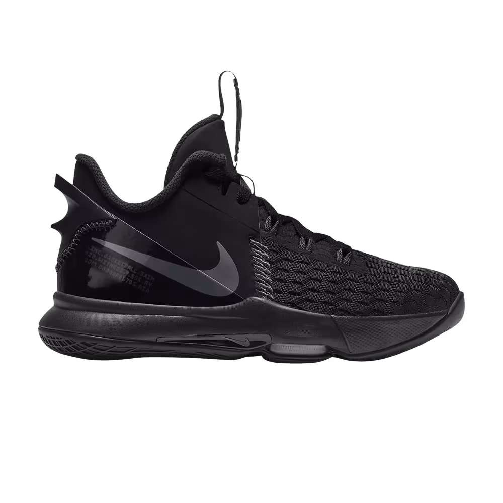 Nike LeBron Witness 5 GS Black Dark Grey