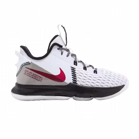 Nike LeBron Witness 5 GS 'Grey Fireberry'