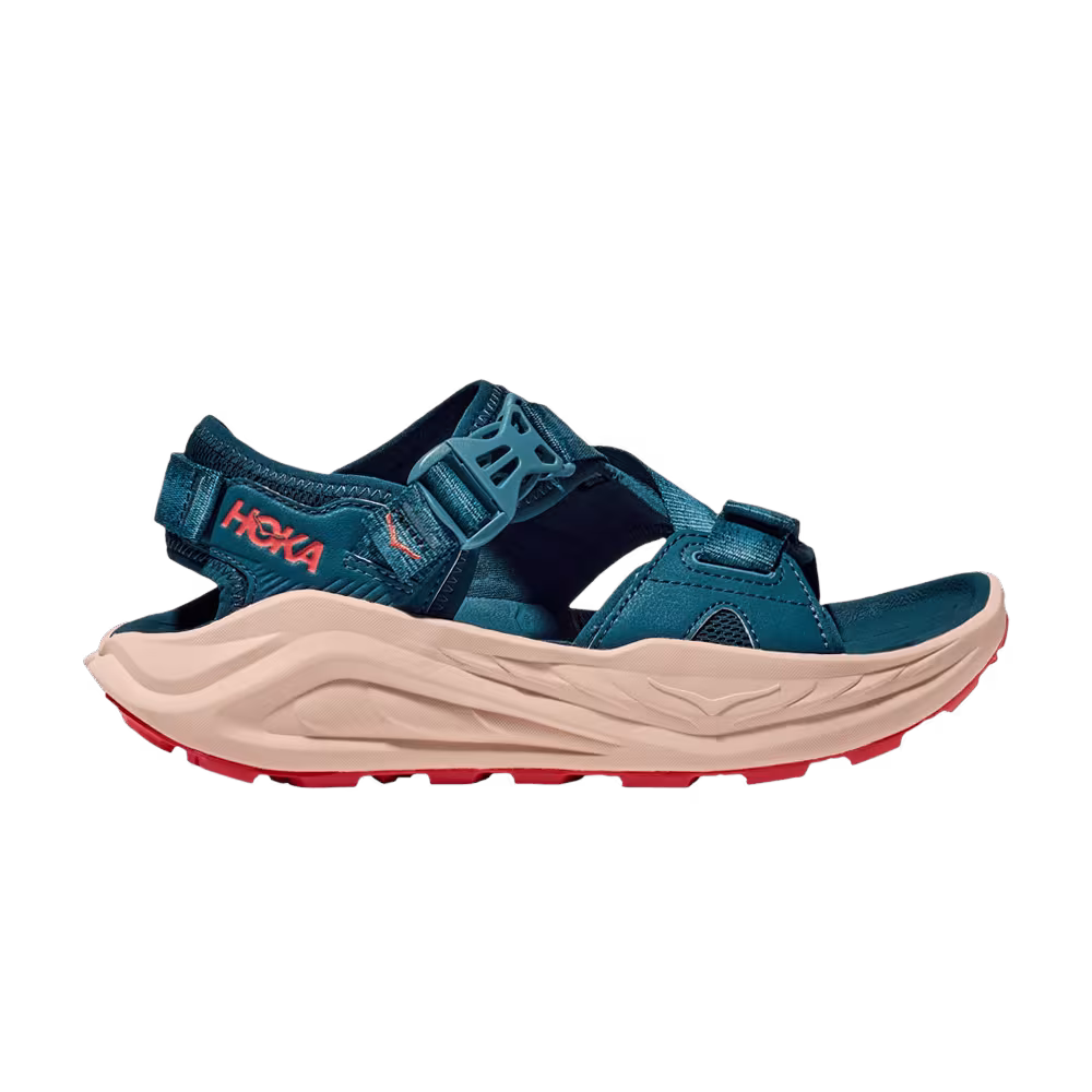 HOKA Women's Infini Hike TC Blue Twilight Grapefruit