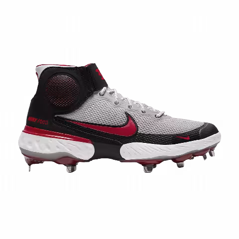 Nike Alpha Huarache Elite 3 Mid 'Light Smoke Grey University Red'