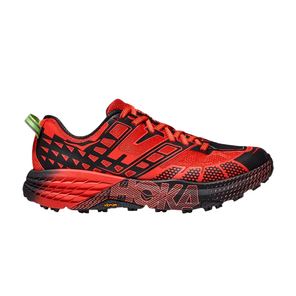 HOKA Speedgoat 2 Low Tomato Electric Green