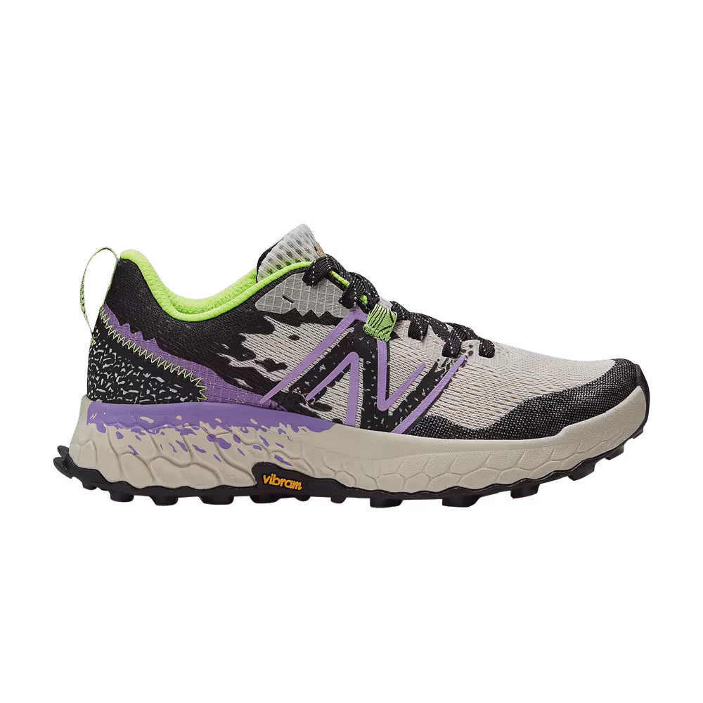 New Balance Women's Fresh Foam X Hierro v7 Wide Electric Purple Pixel Green