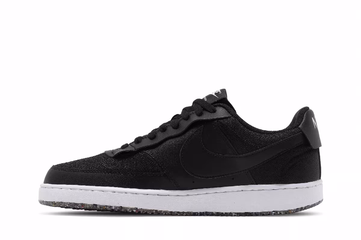 Nike Court Vision Low Premium Black Clear, view 4
