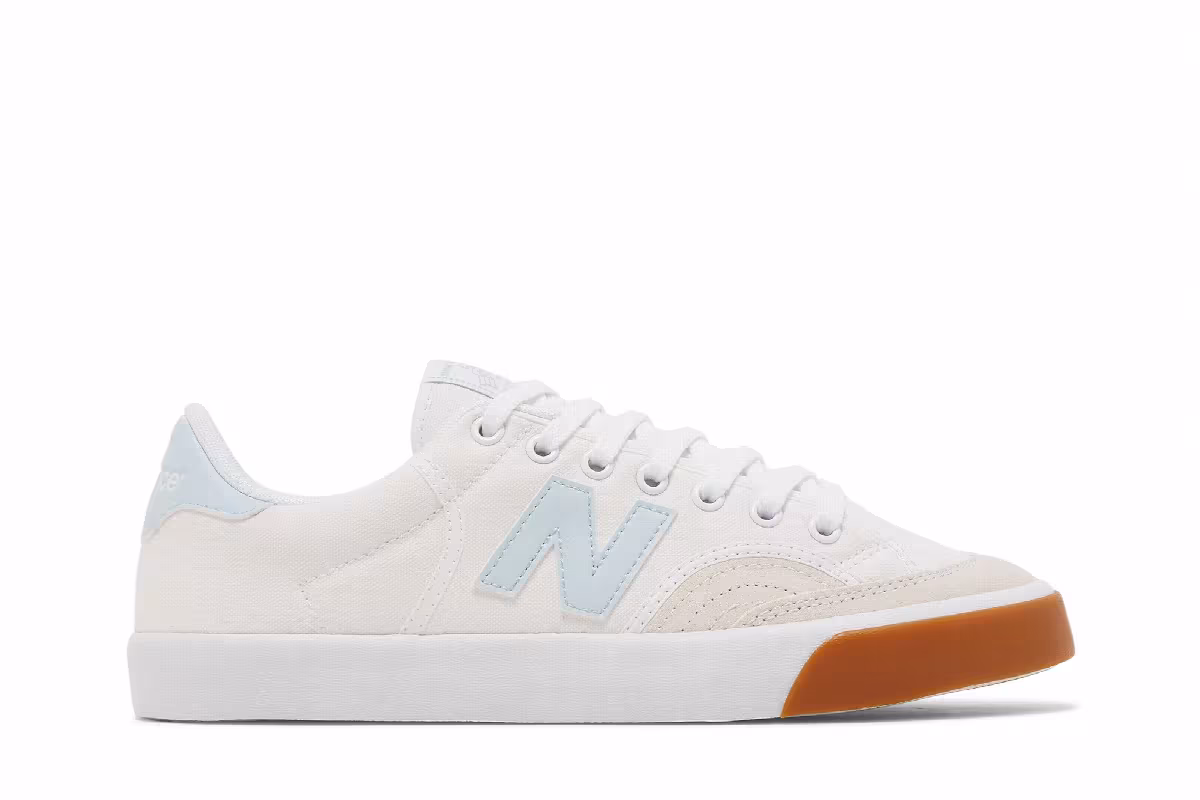 New Balance Numeric 212 Pro Court White Light Blue Gum, view 2
