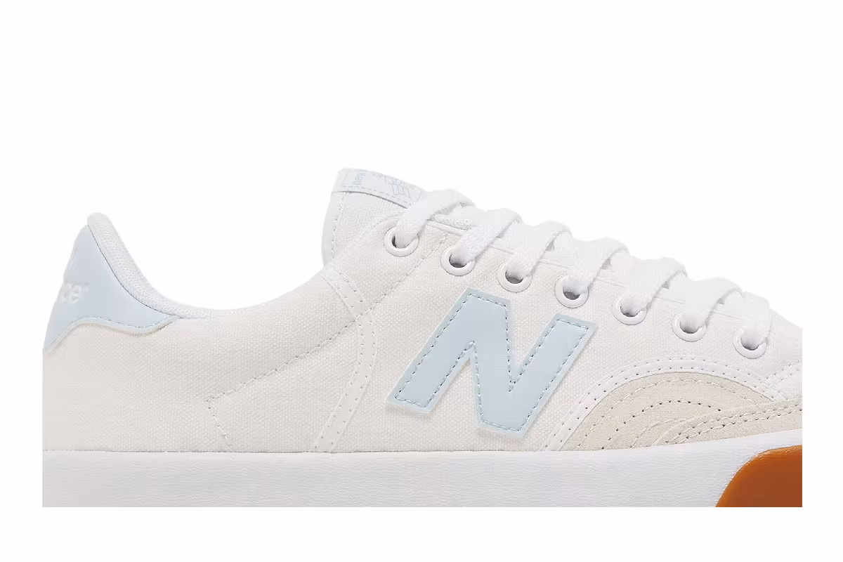 New Balance Numeric 212 Pro Court White Light Blue Gum, view 3