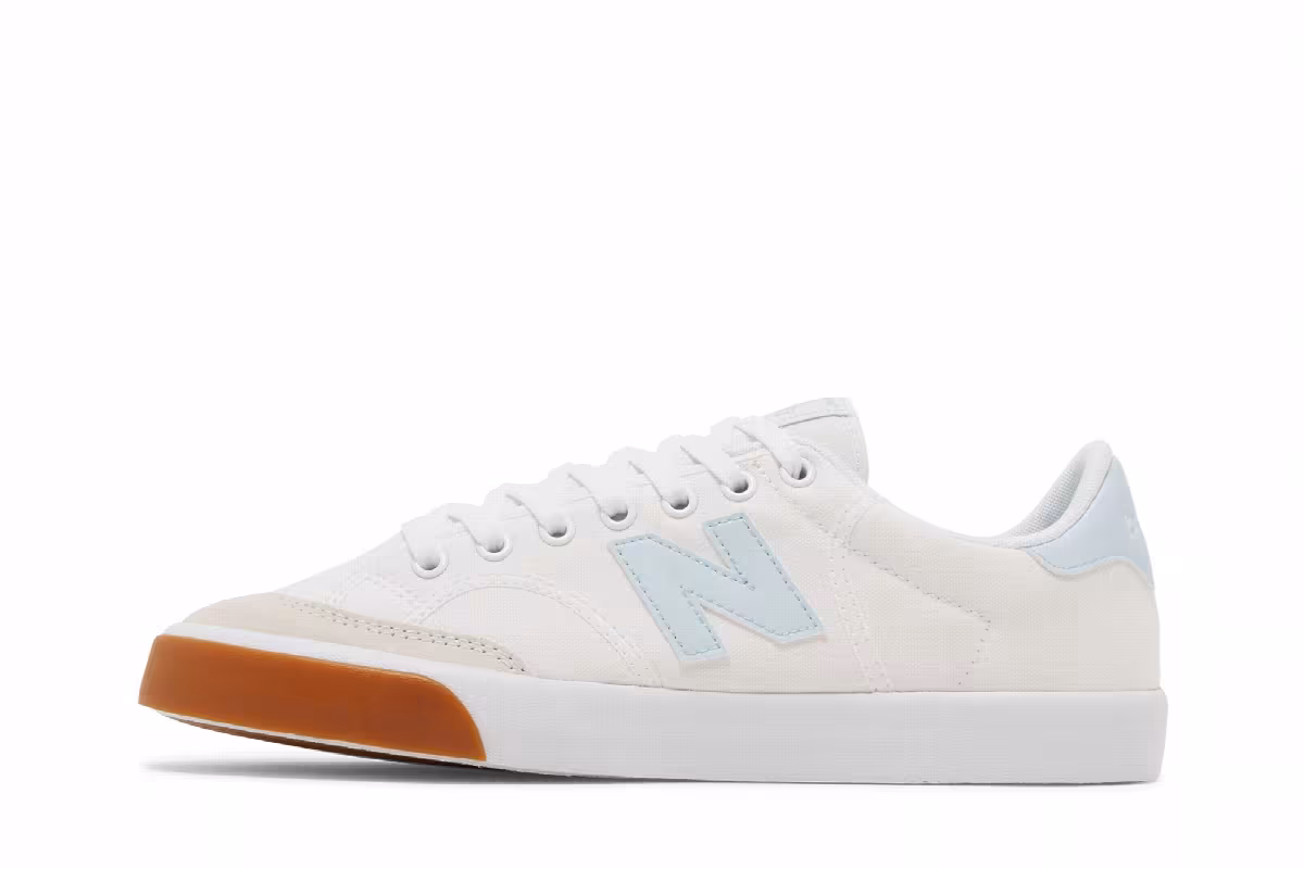 New Balance Numeric 212 Pro Court White Light Blue Gum, view 4