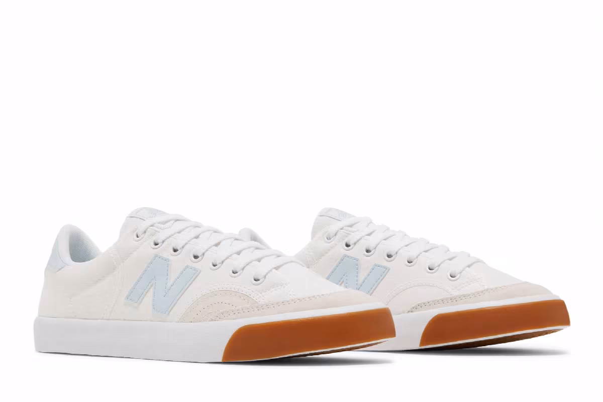 New Balance Numeric 212 Pro Court White Light Blue Gum, view 9