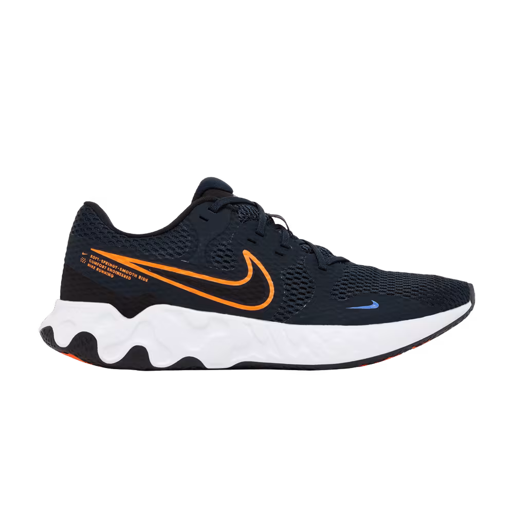 Nike Renew Ride 2 Dark Obsidian Hyper Crimson