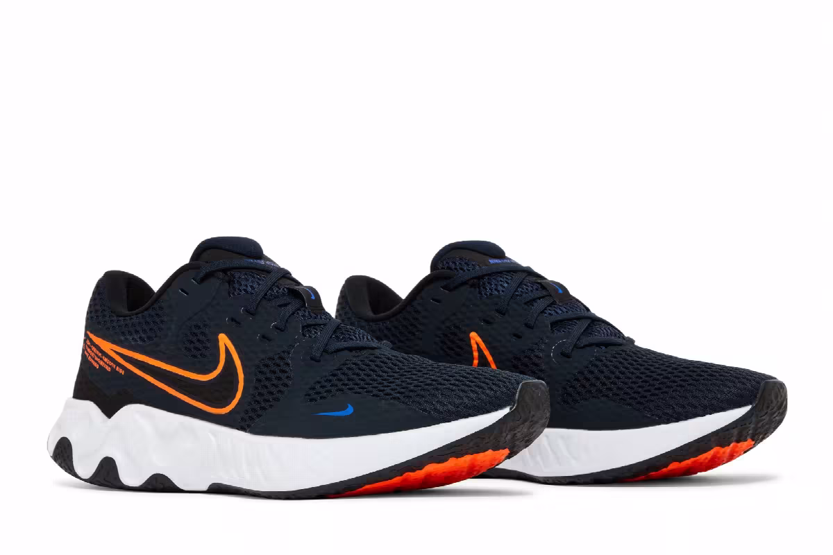 Nike Renew Ride 2 Dark Obsidian Hyper Crimson, view 9