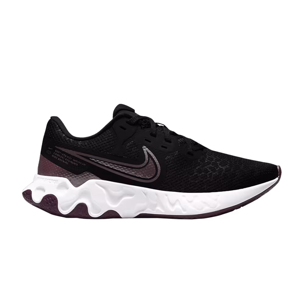 Nike Women's Renew Ride 2 Black Metallic Mahogany