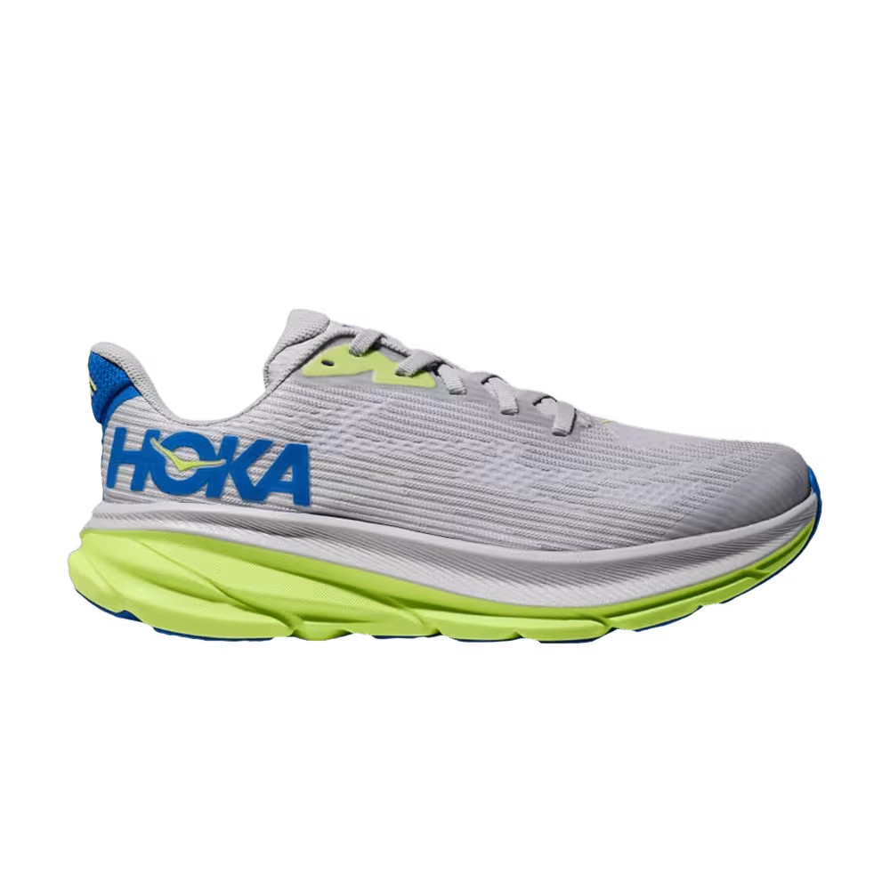 HOKA Clifton 9 Kids Stardust Electric Cobalt