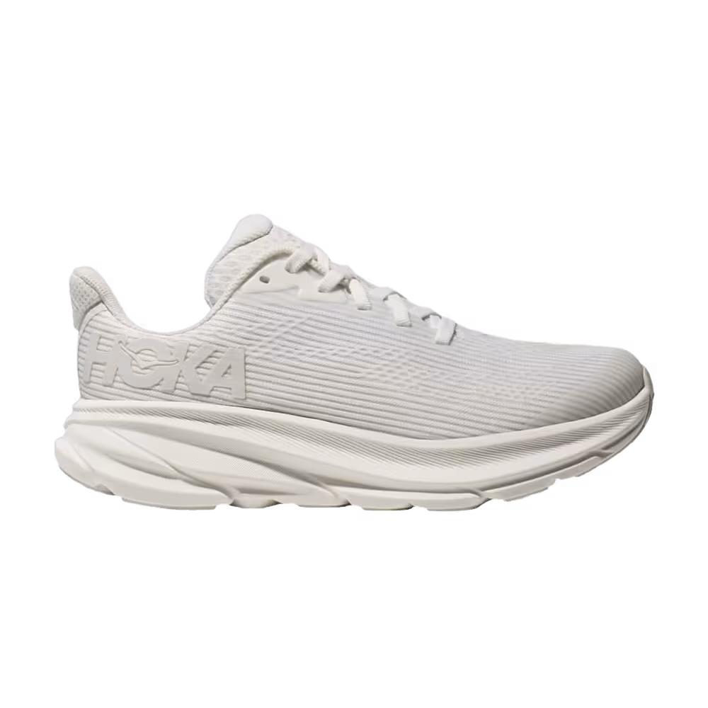 HOKA Clifton 9 Kids White Frost