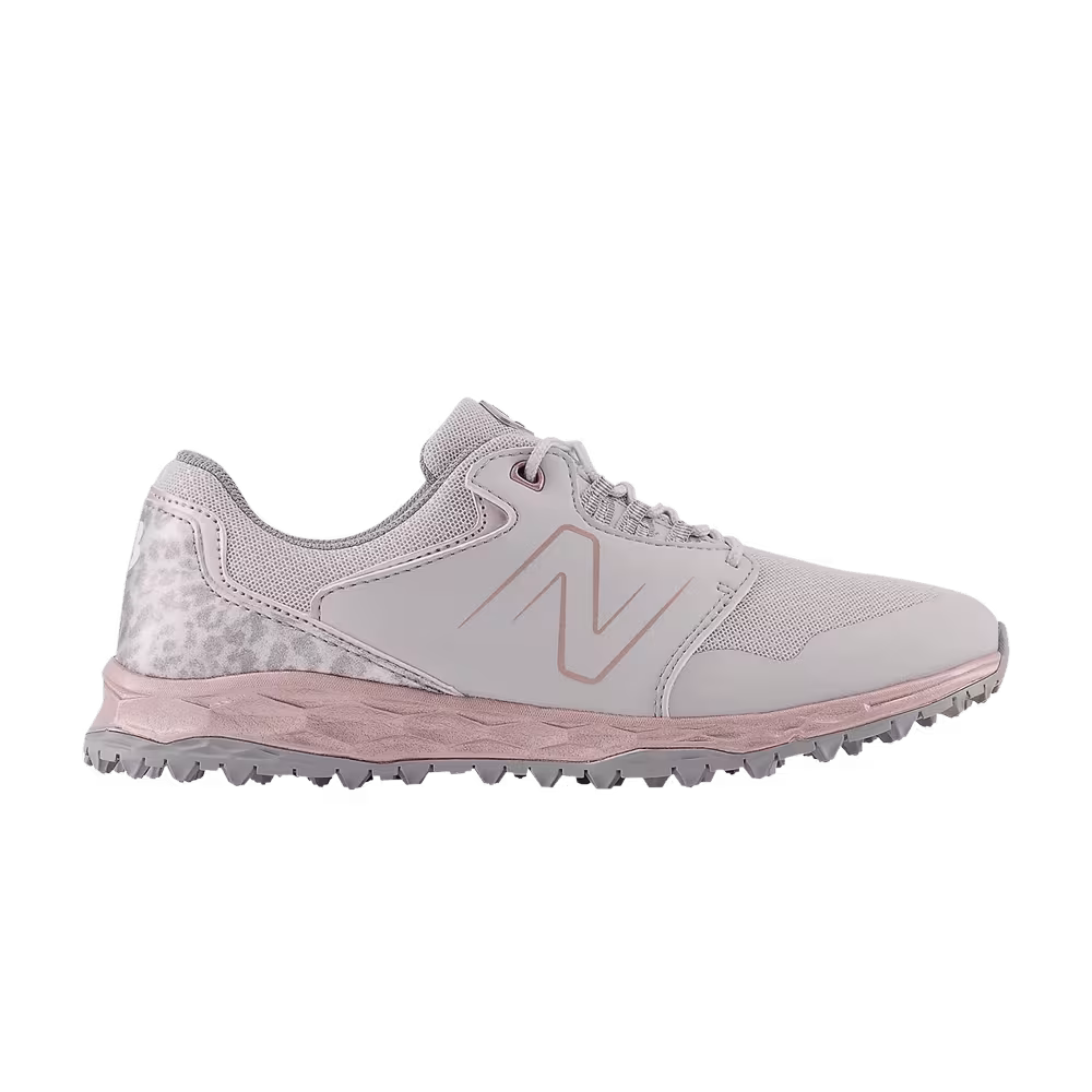 New Balance Women's Fresh Foam LinksSL v2 Wide Grey Pink Leopard