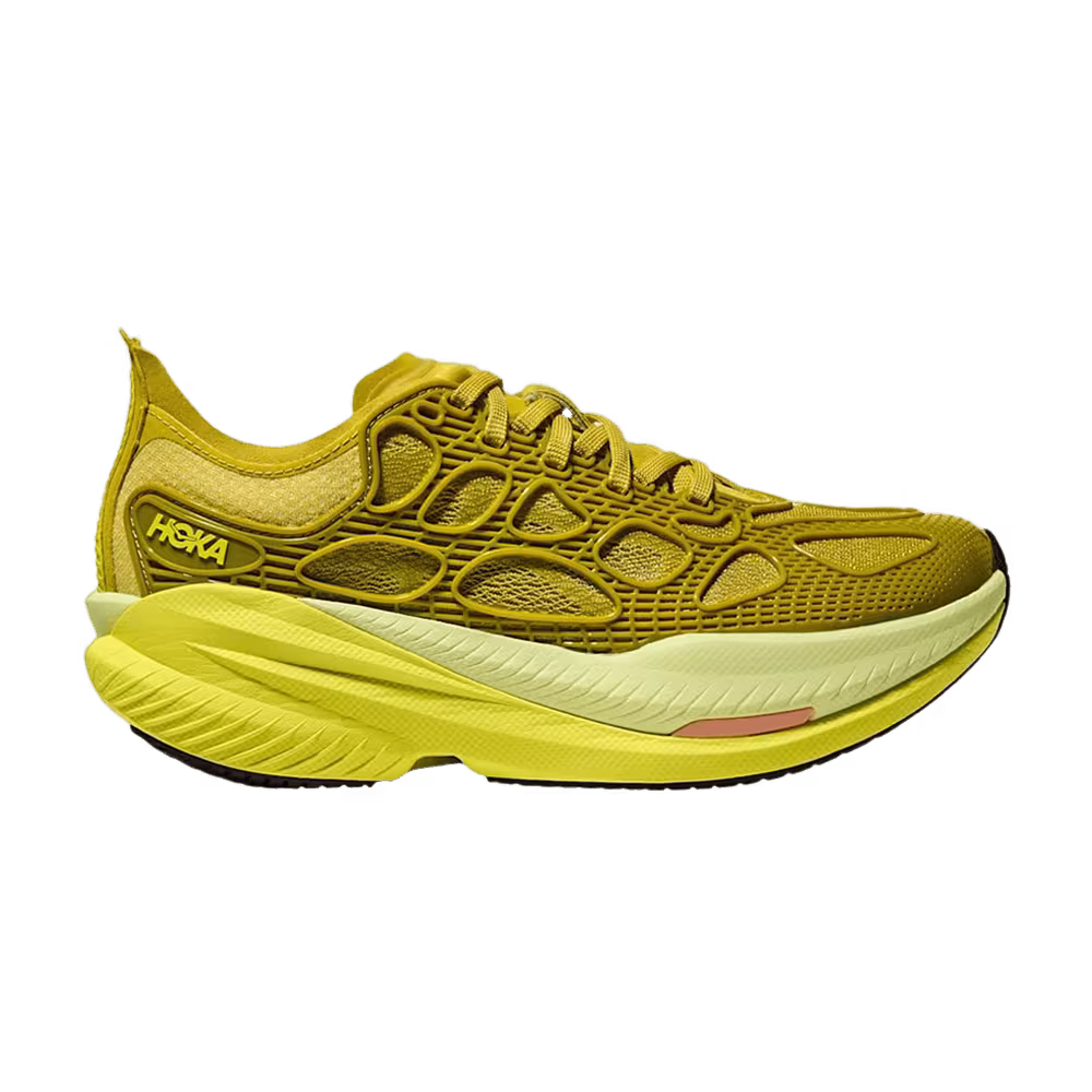 HOKA Mach X Caged Pea Green