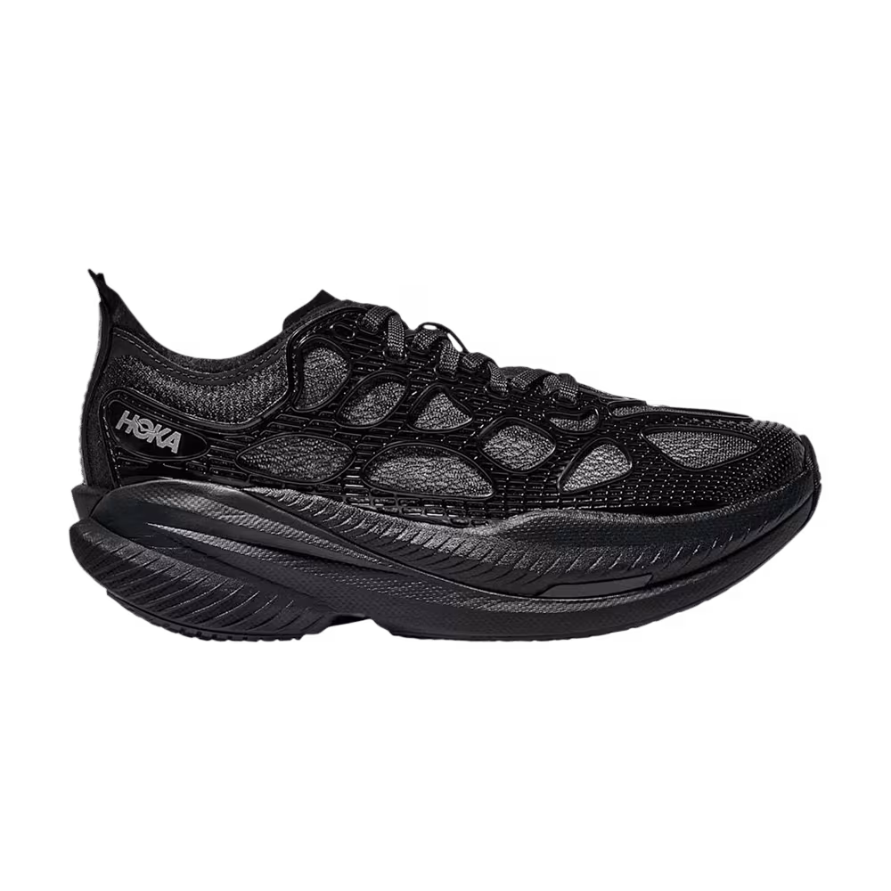 HOKA Mach X Caged Black Midnight Blue