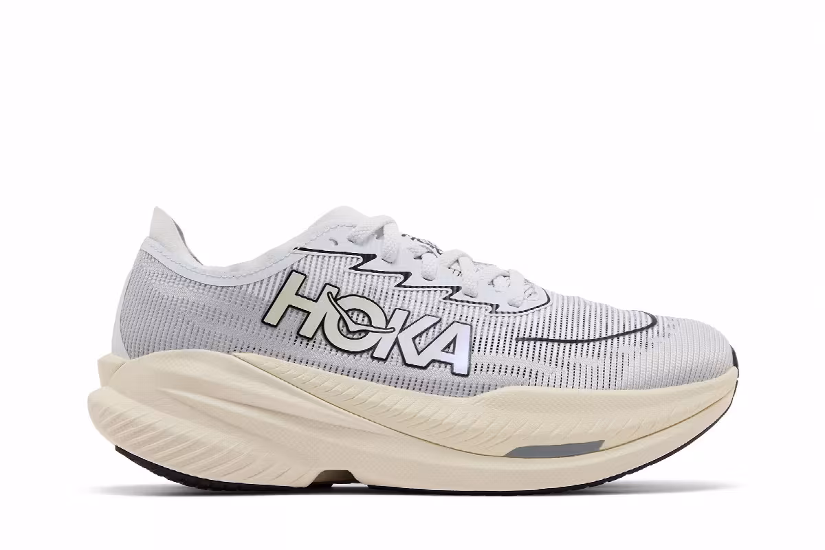 HOKA Mach X 2 White Cosmic Grey, view 2