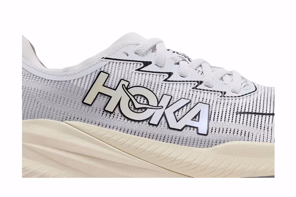 HOKA Mach X 2 White Cosmic Grey, view 3