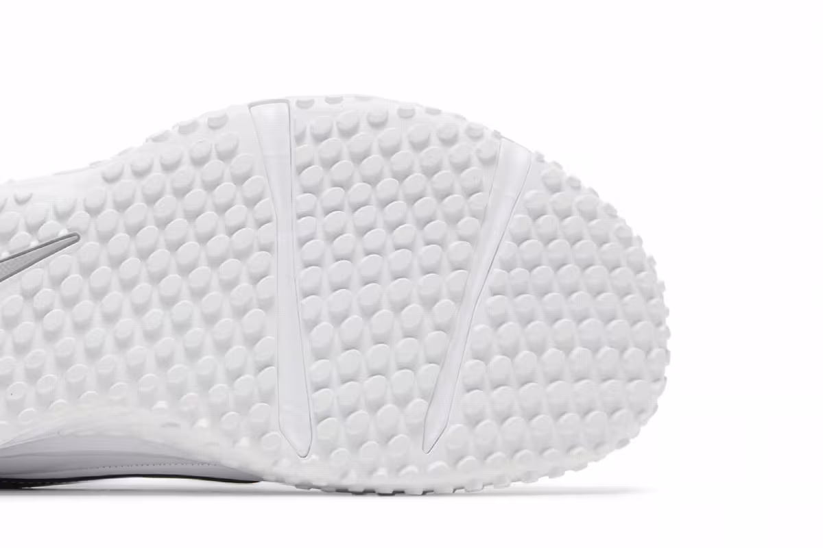 Nike Alpha Huarache Varsity 3 Turf White Black, view 6