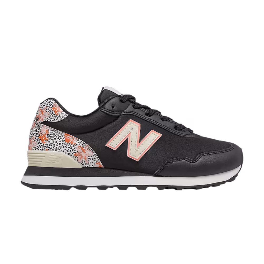 New Balance Women's 515v3 Black Leopard Floral