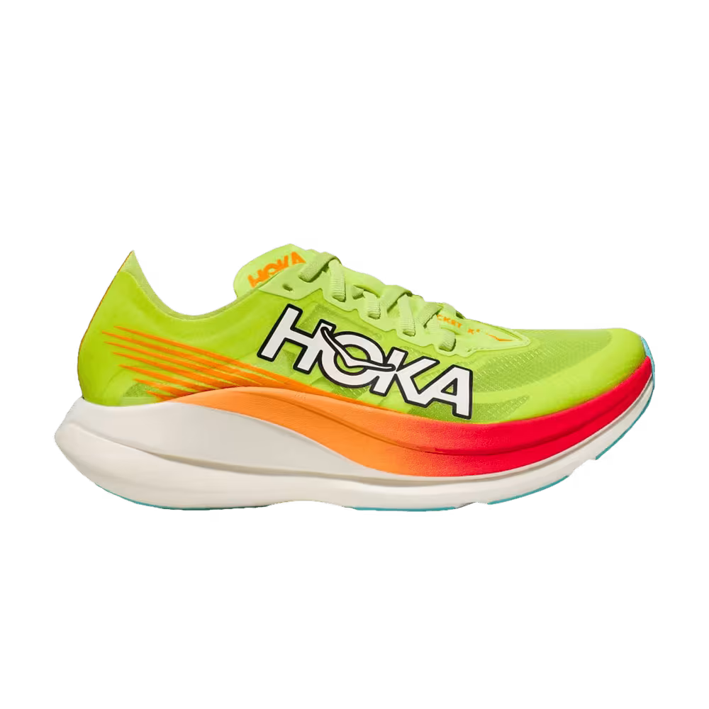 HOKA Rocket X 2 Lettuce Solar Flare