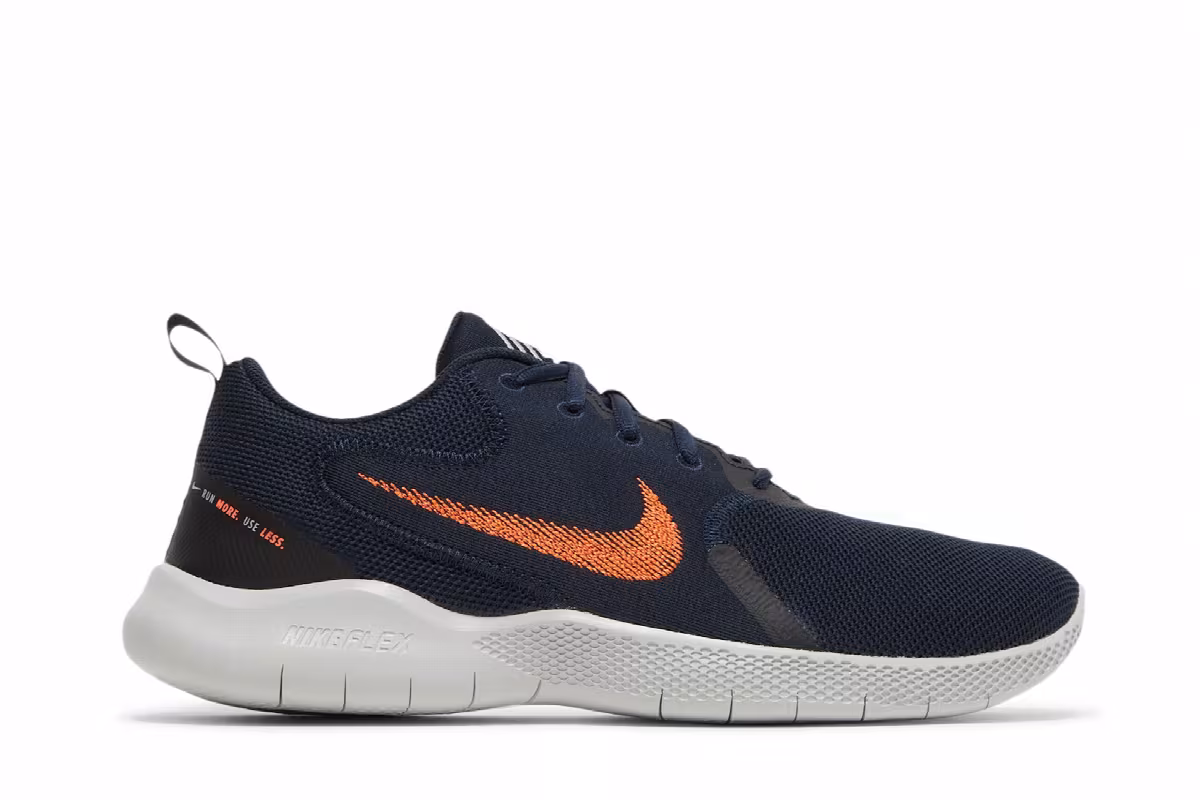 Nike Flex Experience Run 10 Extra Wide Dark Obsidian Hyper Crimson, view 2