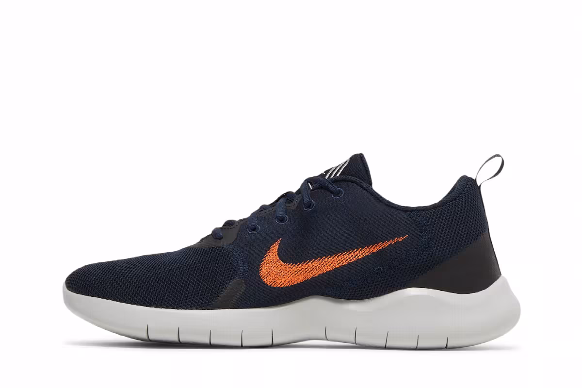 Nike Flex Experience Run 10 Extra Wide Dark Obsidian Hyper Crimson, view 4