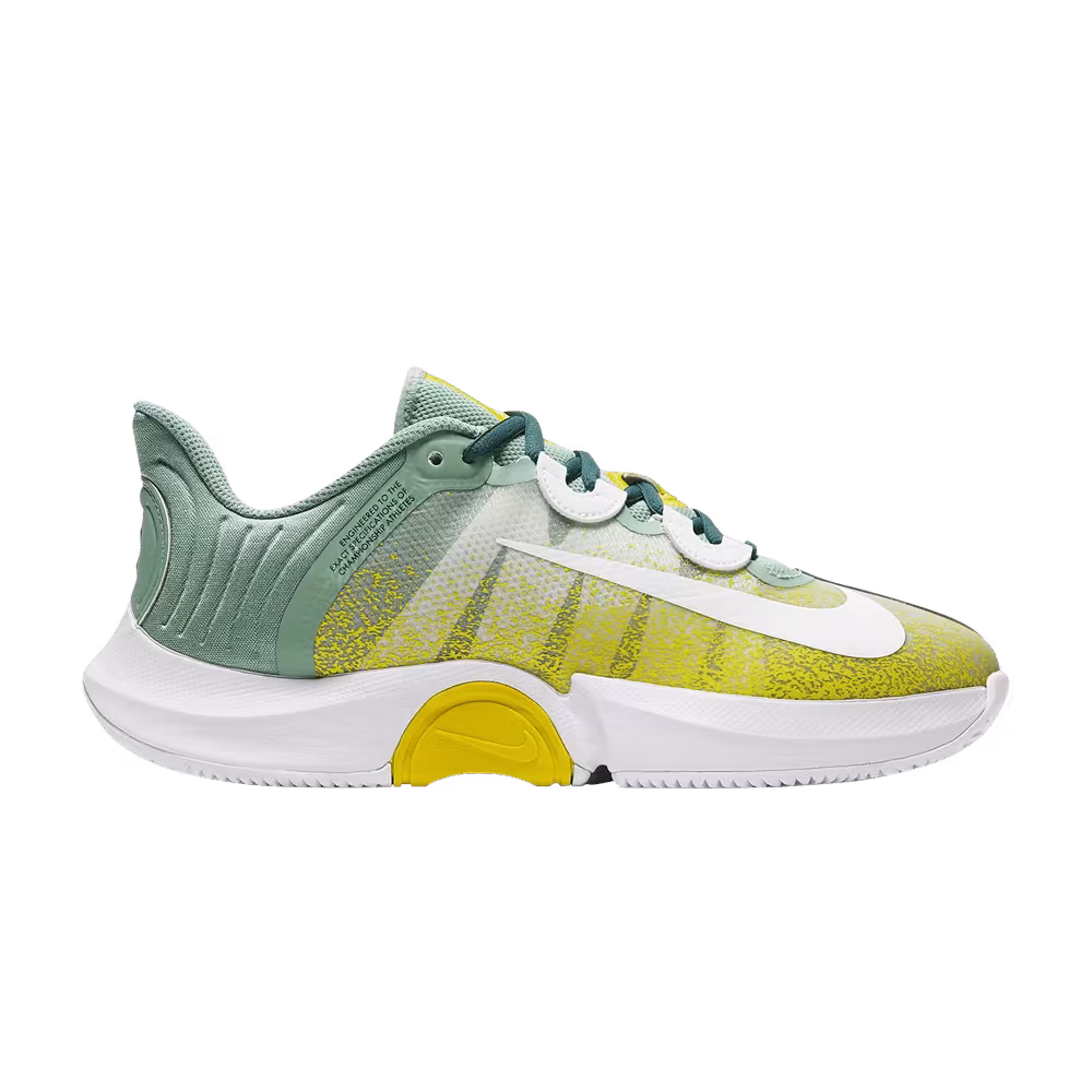 Women's NikeCourt Air Zoom GP Turbo Jade Speed Yellow Spray