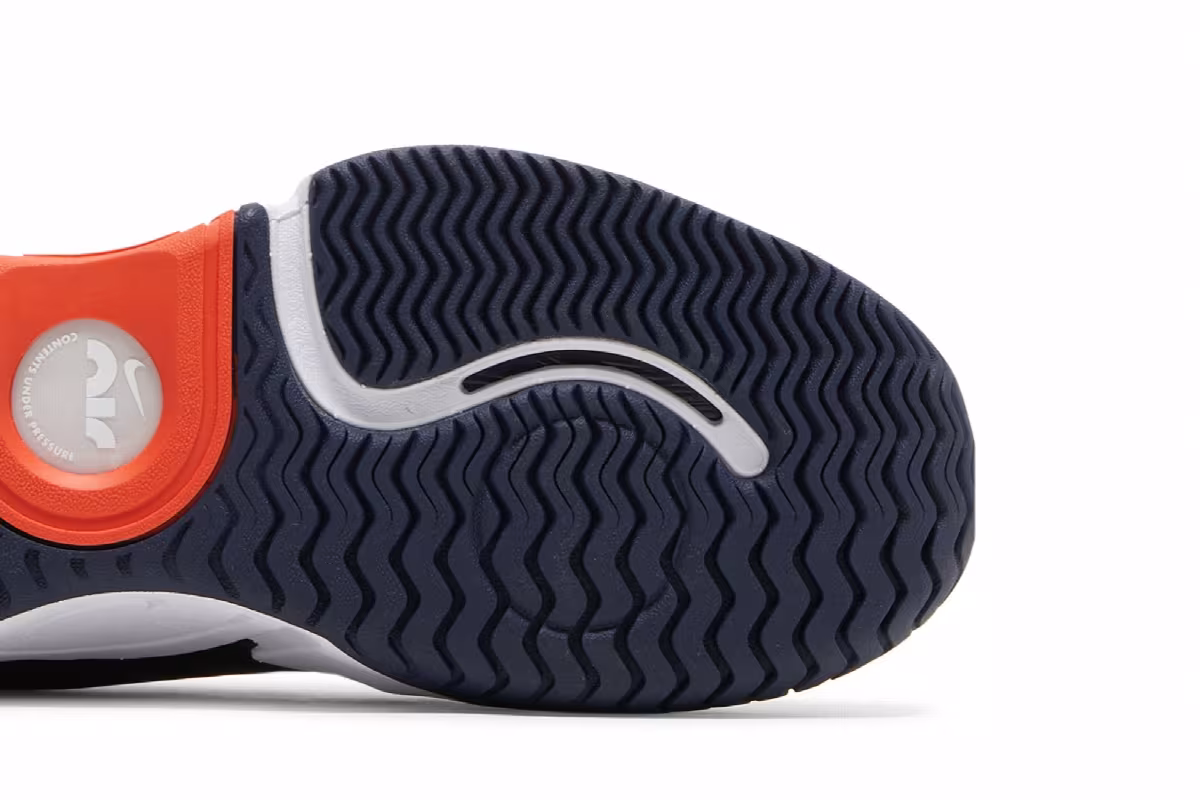 NikeCourt Air Zoom GP Turbo Obsidian Metallic Gold, view 6