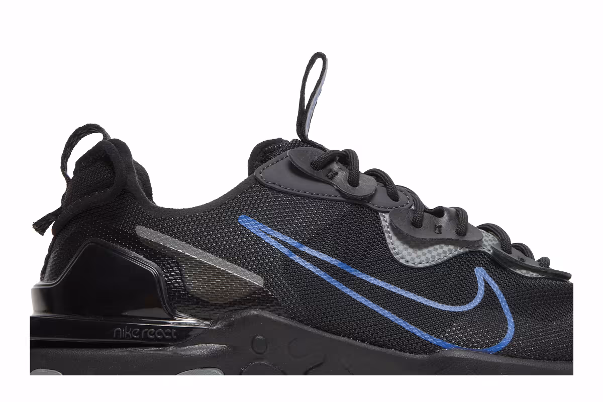 Nike React Vision Black Game Royal, view 3