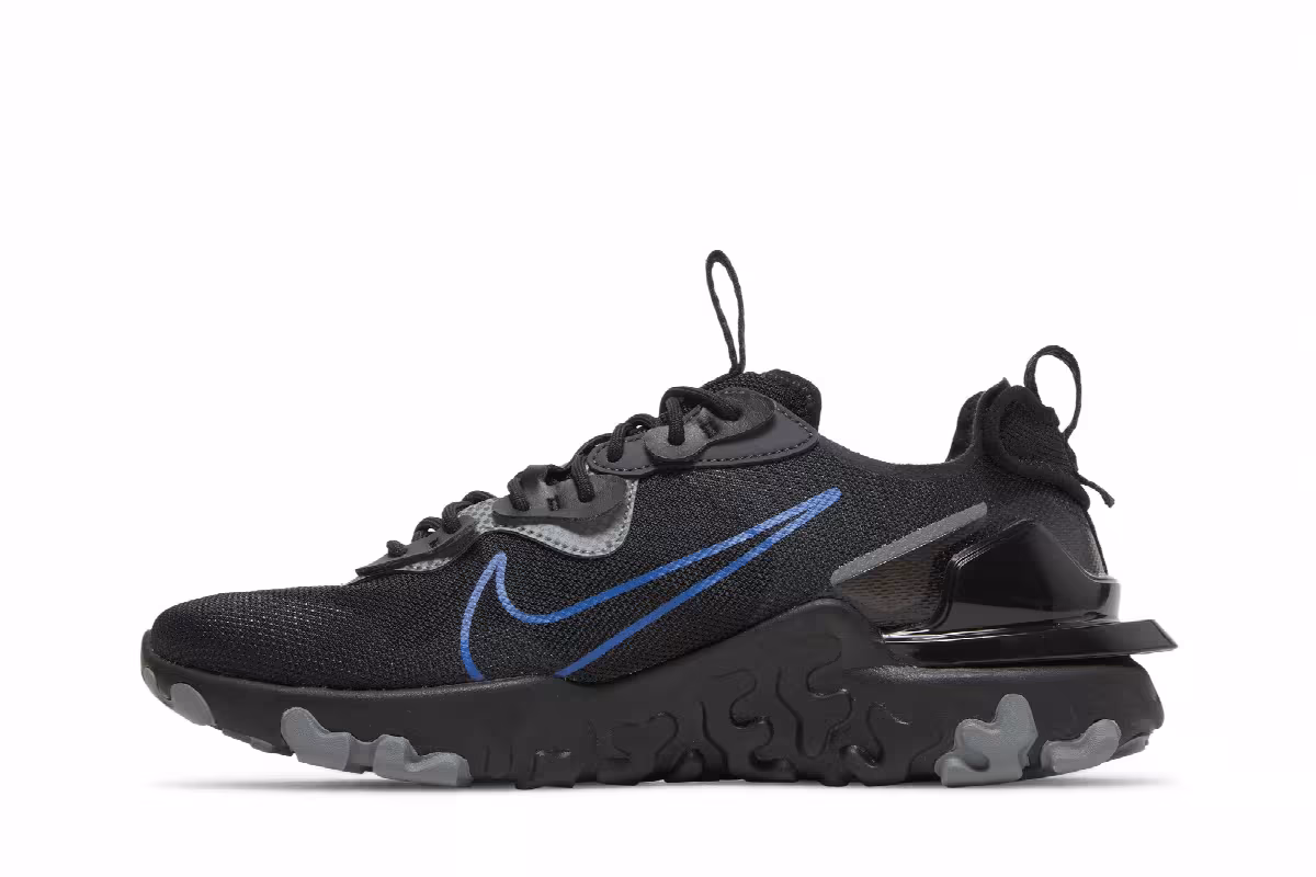 Nike React Vision Black Game Royal, view 4